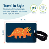 Jurassic Dinosaurs Bag Tags (2 pk)