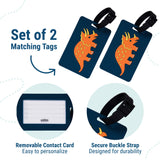 Jurassic Dinosaurs Bag Tags (2 pk)