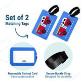 Fire Truck Bag Tags (2 pk)