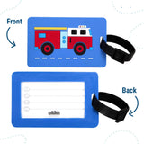 Fire Truck Bag Tags (2 pk)