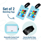 Train Bag Tags (2 pk)