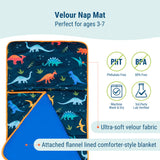 Jurassic Dinosaurs Velour Nap mat