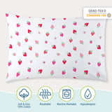 Strawberry Patch 100% Cotton Percale Pillowcase