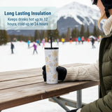 Snow Flakes Tumbler - 24 oz