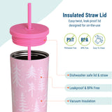 Pink Wonderland Tumbler - 24 oz