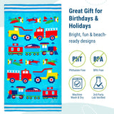 Trains, Planes & Trucks 100% Cotton Beach Towel