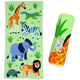Wild Animals 100% Cotton Beach Towel