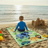 Wild Animals 100% Cotton Beach Towel