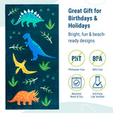 Jurassic Dinosaurs 100% Cotton Beach Towel