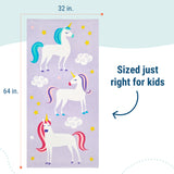 Unicorn 100% Cotton Beach Towel