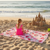 Strawberry Patch 100% Cotton Beach Towel