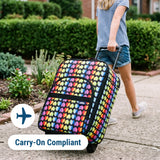 Rainbow Hearts Suitcase
