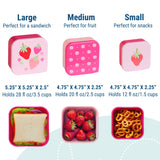 Strawberry Patch Nested Snack Containers