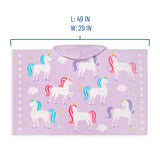 Unicorns Hooded Beach Towel