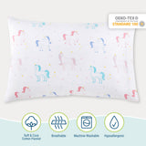 Unicorn 100% Cotton Flannel Pillowcase