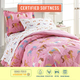 Horses 100% Cotton Percale Sheet Set