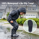Black Camo Rubber Rainboots