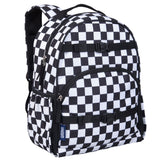 Black and White Checkered Eco Backpack