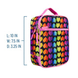 Rainbow Hearts Eco Lunch Bag