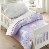 Unicorn 100% Cotton Flannel Sheet Set