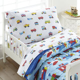 Trains, Planes & Trucks 100% Cotton Percale Pillowcase