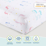 Unicorn 100% Cotton Flannel Sheet Set