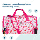 Strawberry Patch Weekender Duffel Bag