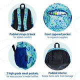 Confetti Blue 16 Inch Backpack