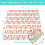 Baby Splat Mat - Boho Rainbow