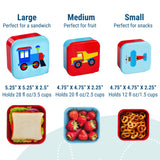 Trains, Planes & Trucks Nested Snack Containers