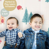 Large Play Mat - Woodland Rainbow