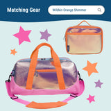 Orange Shimmer 16 Inch Backpack