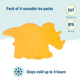 Dinosaur (Triceratops) Ice Packs (4 pack)