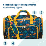 Jurassic Dinosaurs Weekender Duffel Bag