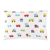 Trains, Planes & Trucks 100% Cotton Flannel Pillowcase