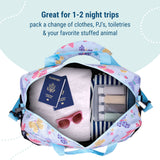 Butterfly Garden Blue Overnighter Duffel Bag