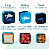 Sharks Nested Snack Containers