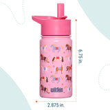 Horses Steel Water Bottle