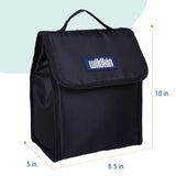 Rip-Stop Black Lunch Bag