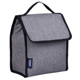 Gray Tweed Lunch Bag