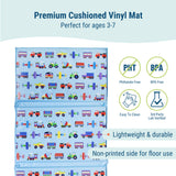 Trains, Planes & Trucks Vinyl Rest Mat