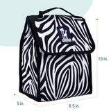 Zebra Lunch Bag
