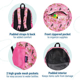Horses in Pink 16 Inch Backpack