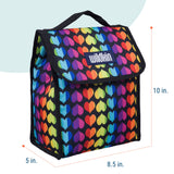 Rainbow Hearts Lunch Bag