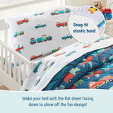 Transportation 4 pc Cotton Bed in a Bag - Toddler