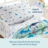 Shark Attack 100% Cotton Sheet Set - Toddler