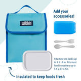 Aqua Lunch Bag