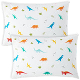 Jurassic Dinosaurs 100% Cotton Percale Pillowcase