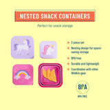 Unicorn Nested Snack Containers