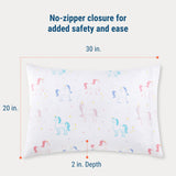 Unicorn 100% Cotton Flannel Pillowcase